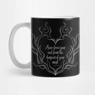 Music frees your mind Mug